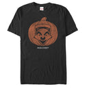 Men's Marvel Guardians of the Galaxy Halloween Rocket Pumpkin T-Shirt