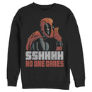 Men's Marvel Deadpool No One Cares Sweatshirt