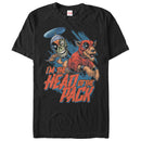 Men's Marvel Dogpool Headpool Head of Pack T-Shirt