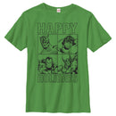 Boy's Marvel Happy Hero Holiday T-Shirt