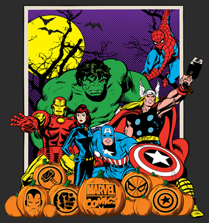 Women's Marvel Halloween Avengers Scene T-Shirt