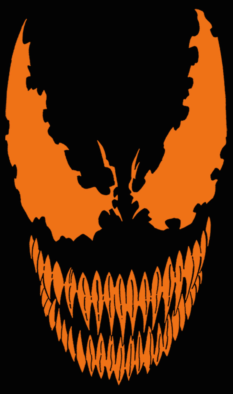 Junior's Marvel Halloween Venom Scary Face Costume Cowl Neck Sweatshirt