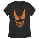 Women's Marvel Halloween Venom Scary Face Costume T-Shirt
