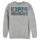 Men's Marvel Happy Holiday Heroes Sweatshirt