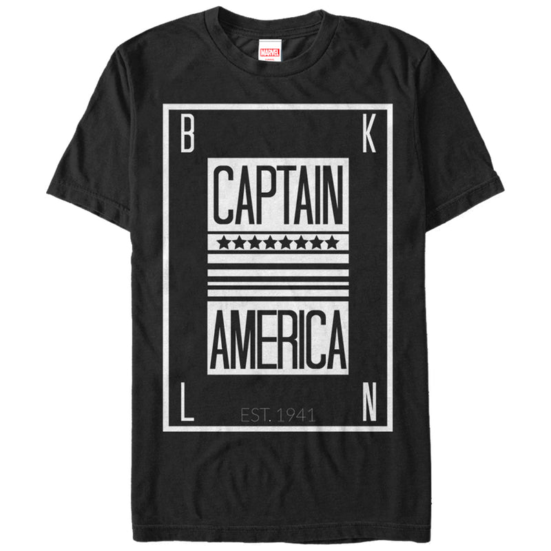 Men's Marvel Captain America Calling Card T-Shirt