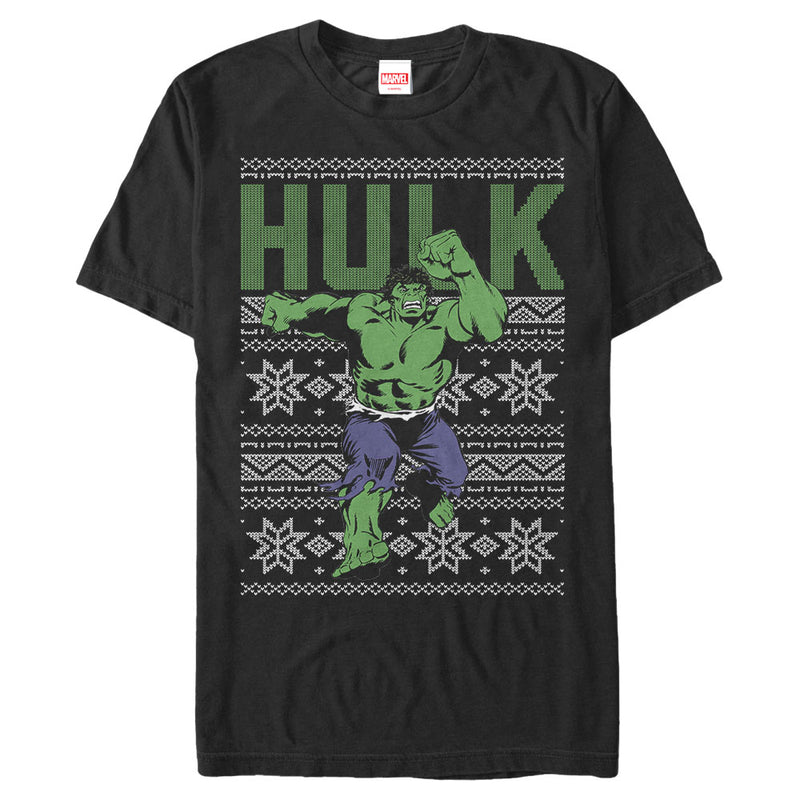 Men's Marvel Ugly Christmas Hulk T-Shirt