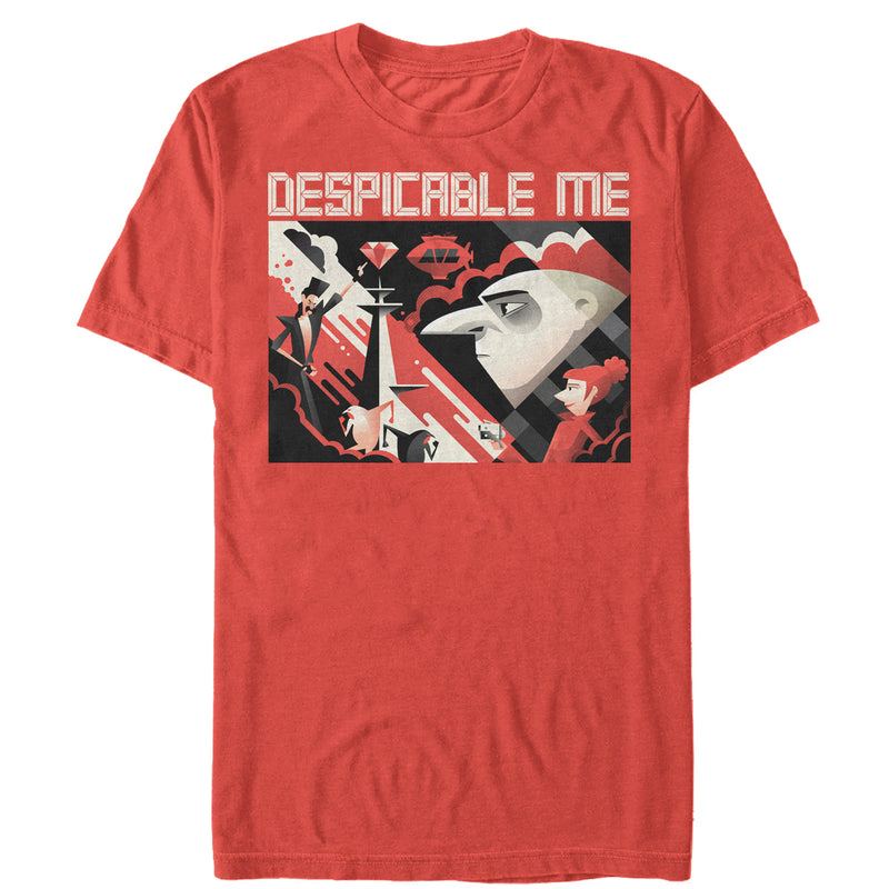 Men's Despicable Me 3 Modern Gru Scene T-Shirt