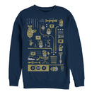 Men's Despicable Me 3 Minion Lab Work Sweatshirt