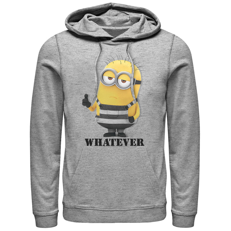 Men's Despicable Me 3 Minion Whatever Prisoner Pull Over Hoodie