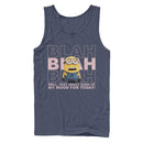 Men's Despicable Me Minion Blah Mood Tank Top