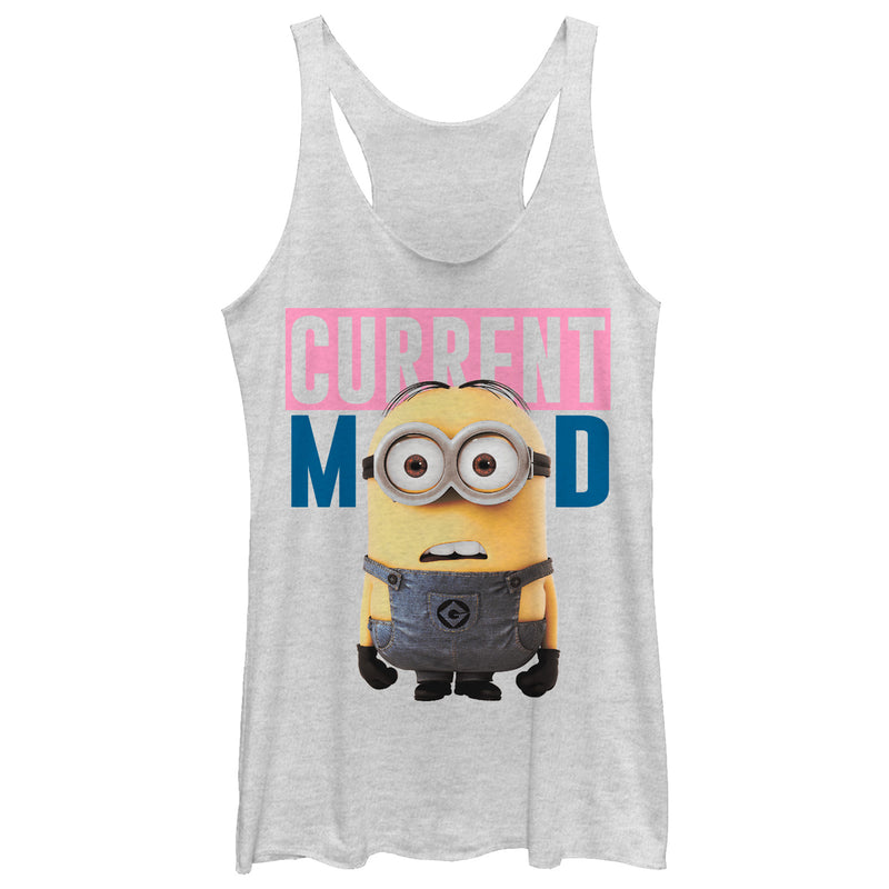 Women's Despicable Me Minions Current Mood Racerback Tank Top