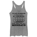 Women's Despicable Me Minion Monday Problems Racerback Tank Top