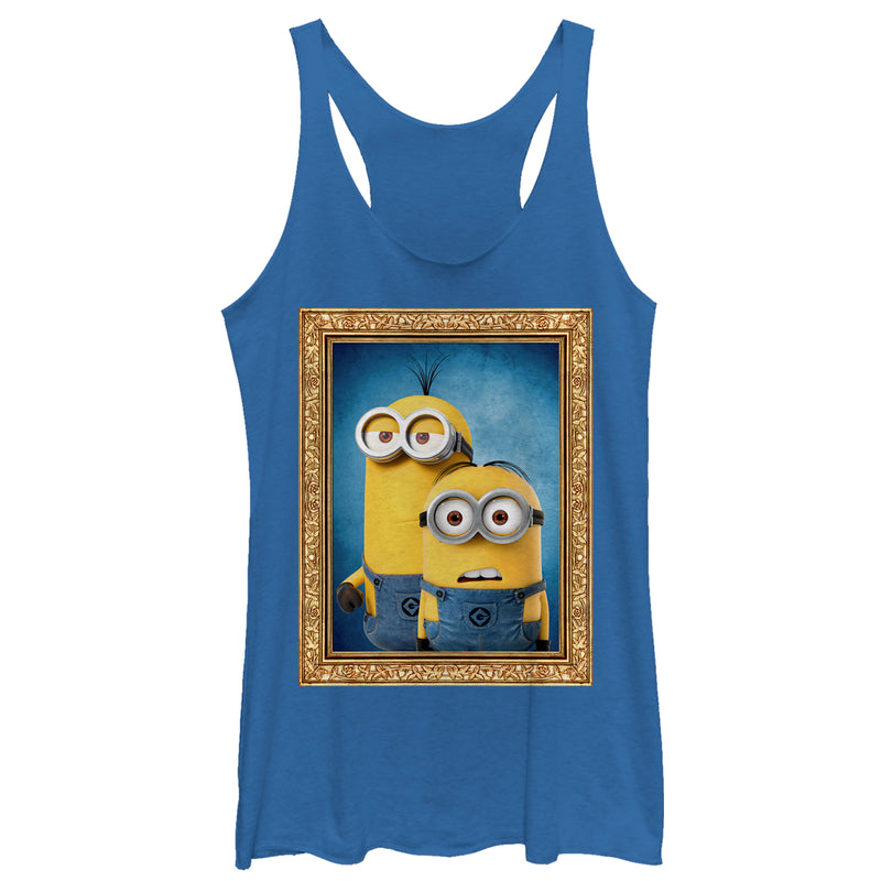 Women's Despicable Me Minions Frame Racerback Tank Top