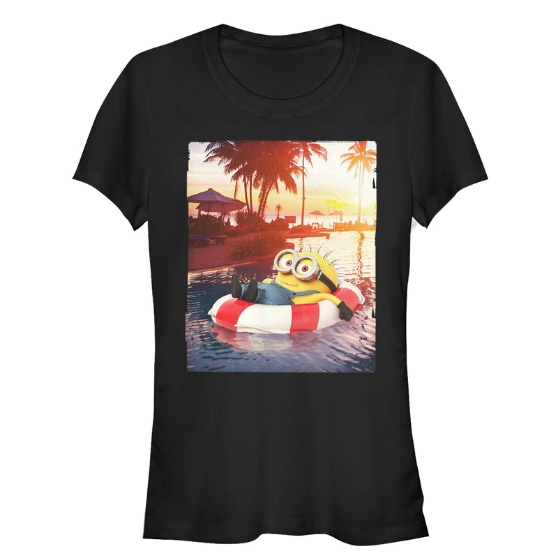 Junior's Despicable Me Minion Tropical Vacation T-Shirt