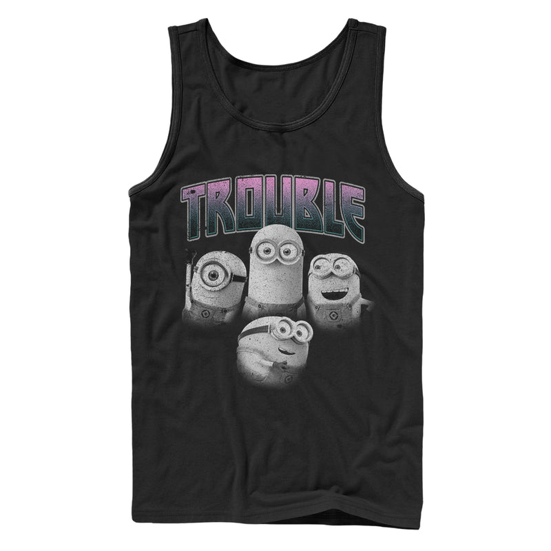 Men's Despicable Me Minion Trouble Friends Tank Top