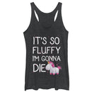 Women's Despicable Me Agnes Fluffy Unicorn Spots Racerback Tank Top