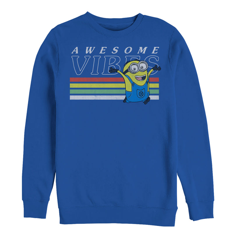 Men's Despicable Me Minion Rainbow Vibes Sweatshirt