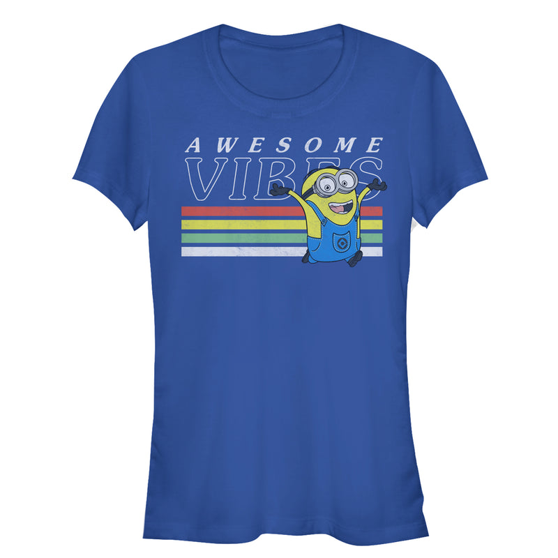 Junior's Despicable Me Minion Rainbow Vibes T-Shirt