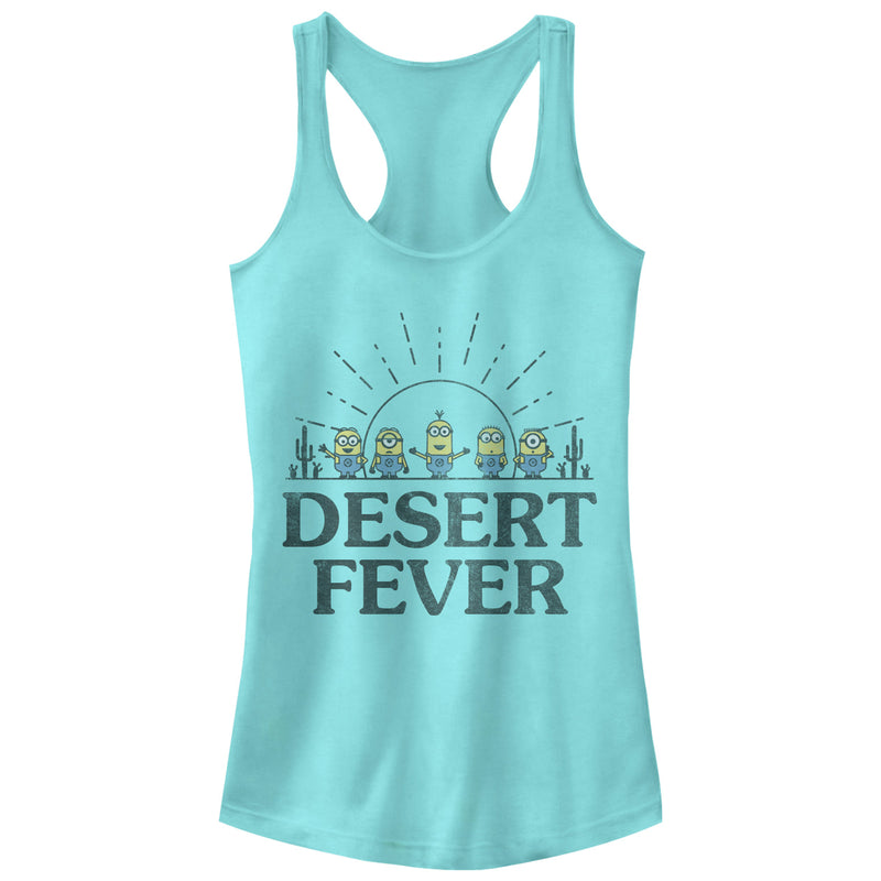 Junior's Despicable Me Minions Desert Fever Racerback Tank Top