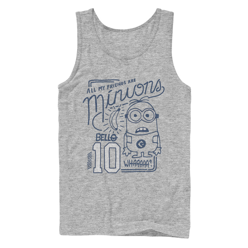 Men's Despicable Me My Friends Are Minions Tank Top