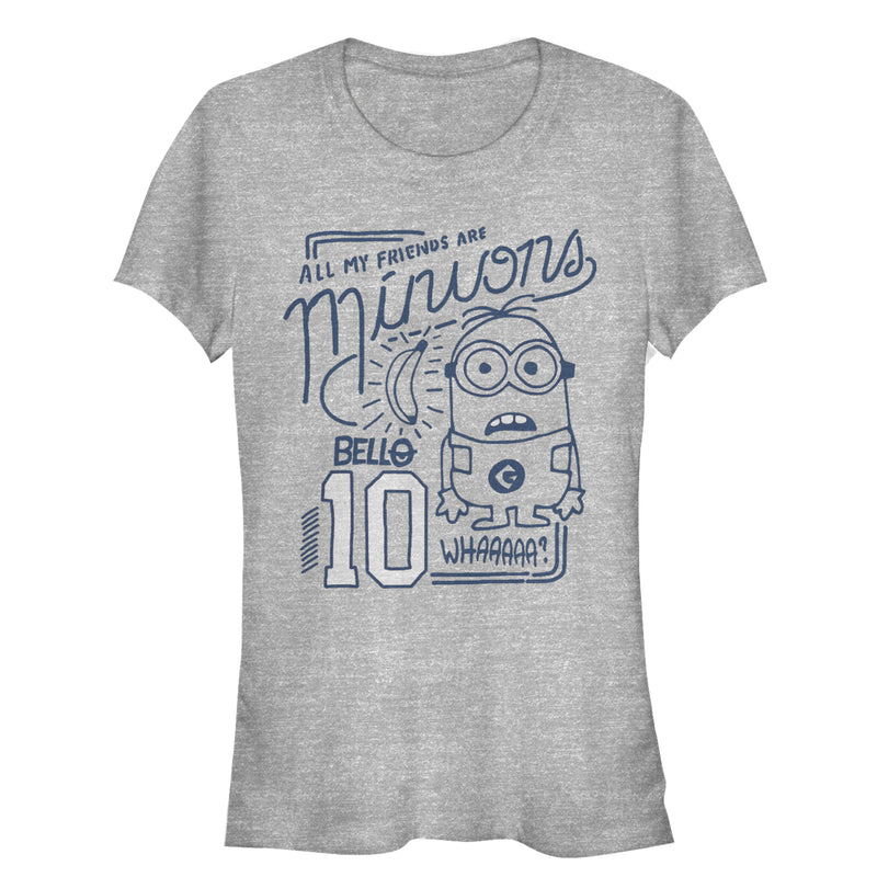 Junior's Despicable Me My Friends Are Minions T-Shirt