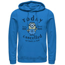 Men's Despicable Me Minion Today Cancelled Pull Over Hoodie