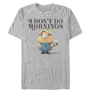 Men's Despicable Me Minion Don't Do Mornings T-Shirt
