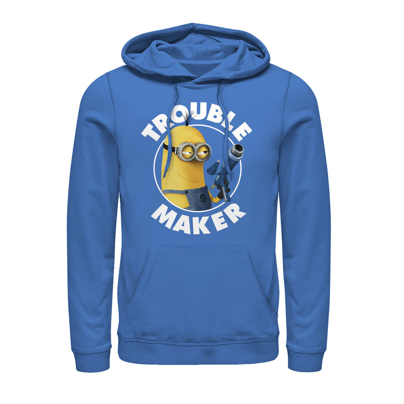 Men's Despicable Me Minion Trouble Maker Pull Over Hoodie