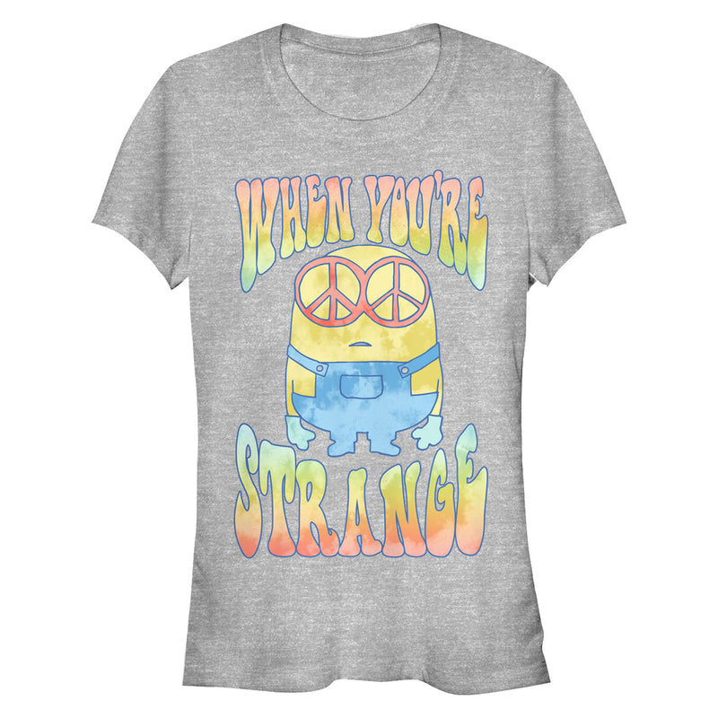 Junior's Despicable Me Minion Tie-Dye Strange T-Shirt