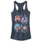 Junior's Despicable Me Family Portrait Racerback Tank Top