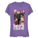 Junior's Despicable Me Gru's Crew Streaks T-Shirt