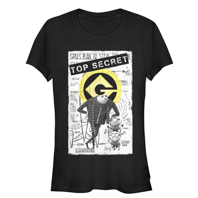 Junior's Despicable Me Top Secret T-Shirt