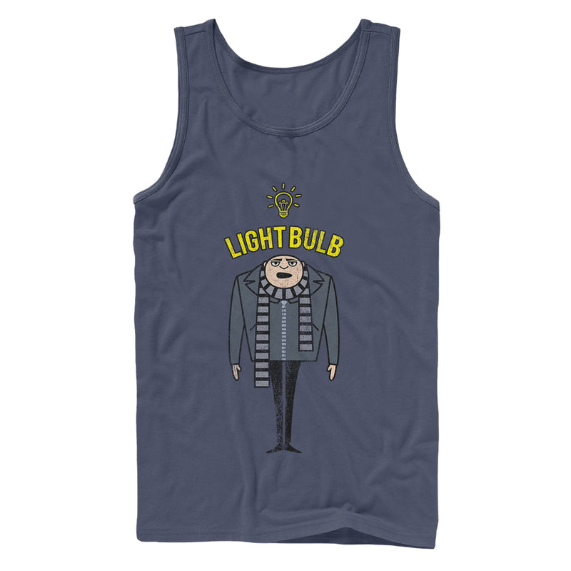 Men's Despicable Me Gru Lightbulb Tank Top