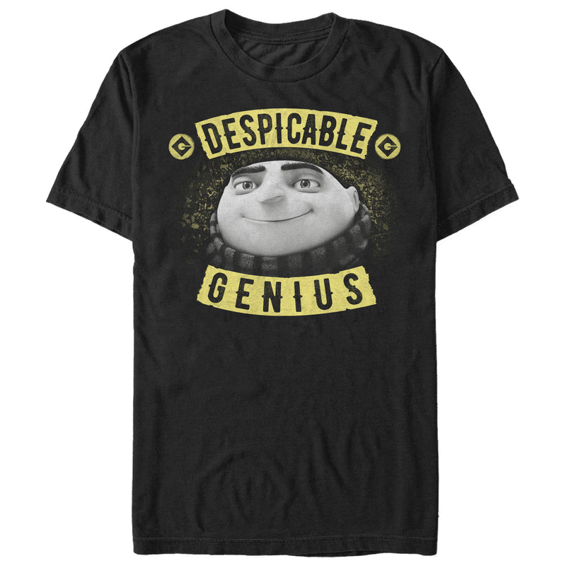 Men's Despicable Me Evil Genius Gru Banner T-Shirt