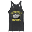 Women's Despicable Me Evil Genius Gru Banner Racerback Tank Top