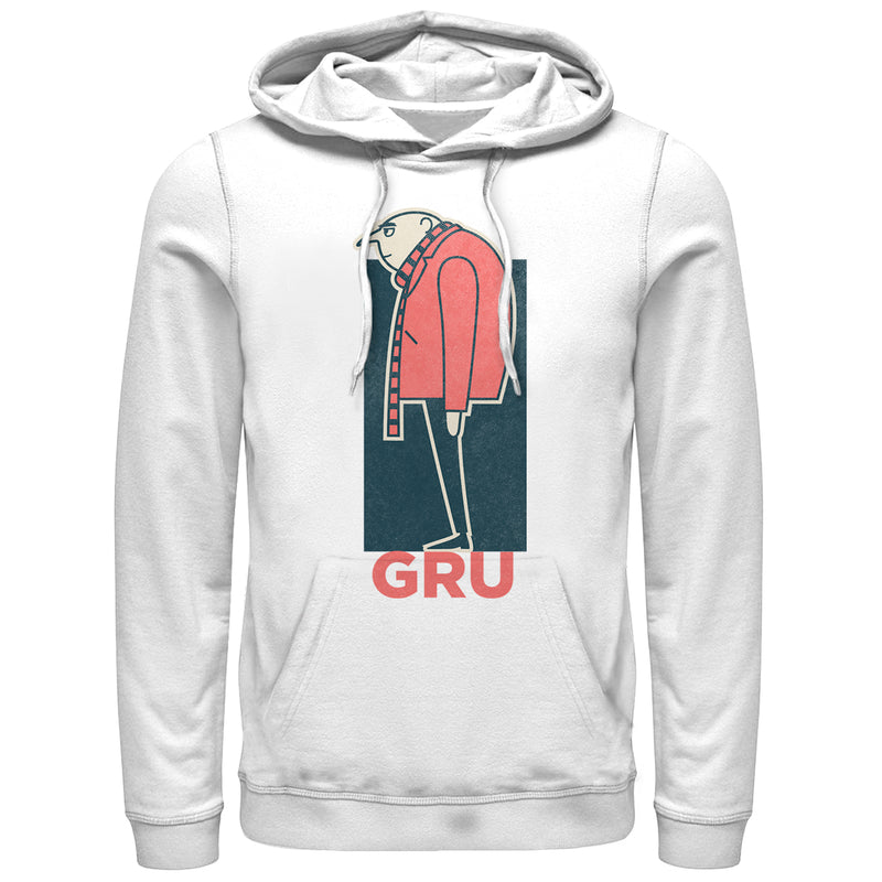 Men's Despicable Me Gru Profile Pull Over Hoodie