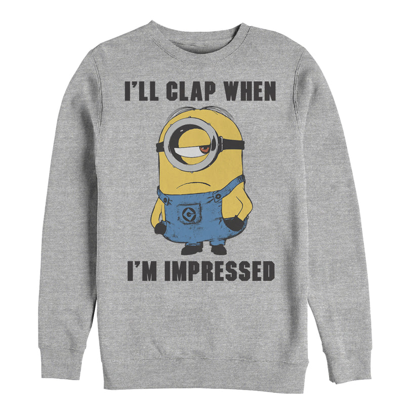 Men's Despicable Me Minions Clap When Impressed Sweatshirt