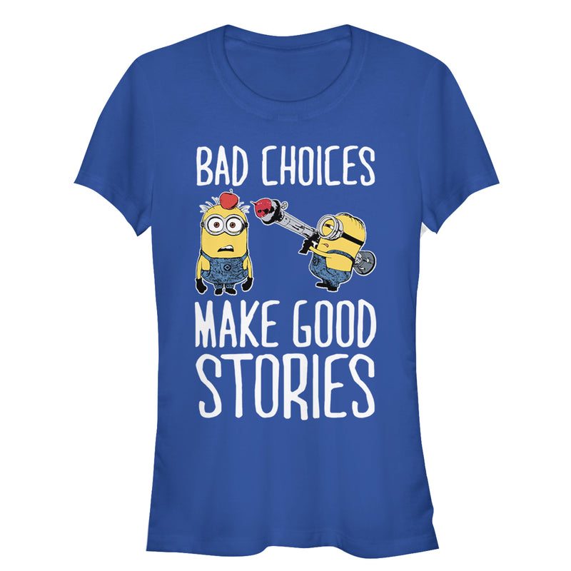 Junior's Despicable Me Minion Bad Choices T-Shirt