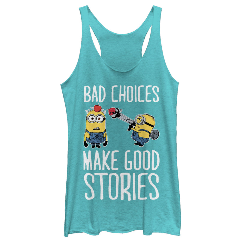 Women's Despicable Me Minion Bad Choices Racerback Tank Top