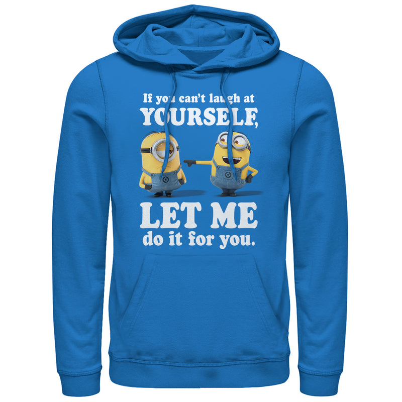 Men's Despicable Me Minion Laugh At You Pull Over Hoodie