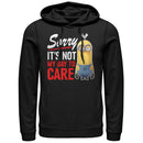 Men's Despicable Me Minion Not Day to Care Pull Over Hoodie