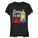 Junior's Despicable Me Minion Not Day to Care T-Shirt