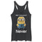 Women's Despicable Me Minion Never Sarcastic Racerback Tank Top