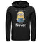 Men's Despicable Me Minion Never Sarcastic Pull Over Hoodie