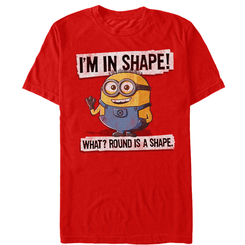 Men's Despicable Me Minion Round Shape T-Shirt