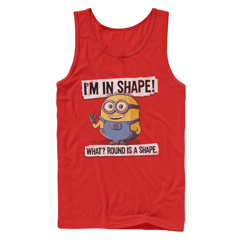 Men's Despicable Me Minion Round Shape Tank Top