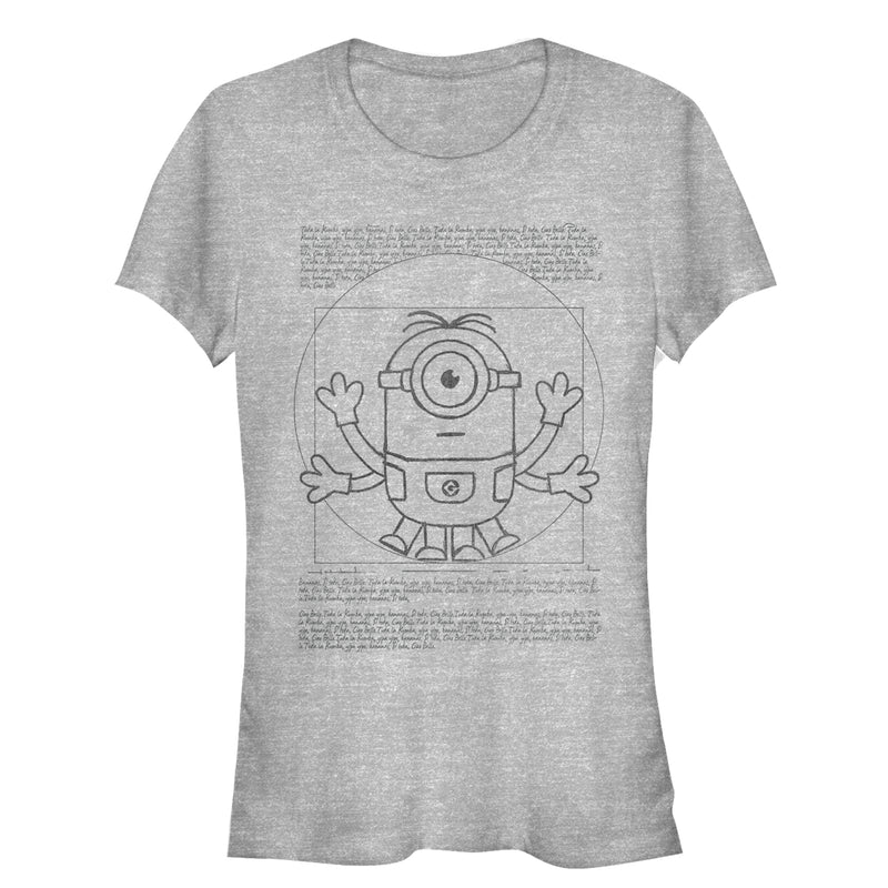 Junior's Despicable Me Minion da Vinci Man T-Shirt