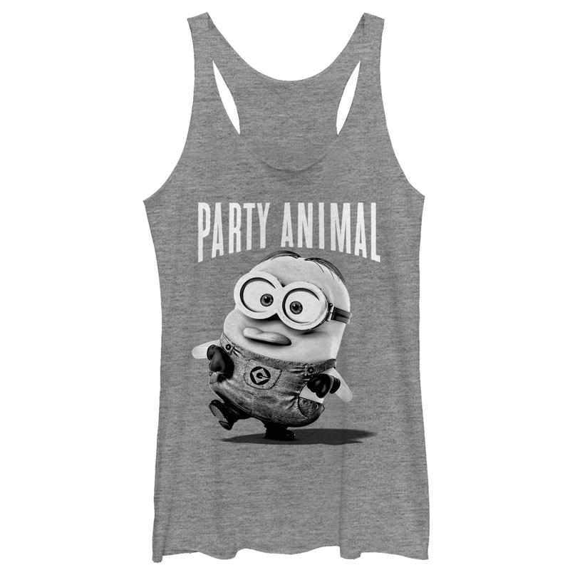 Women's Despicable Me Minion Party Animal Racerback Tank Top