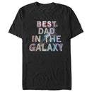 Men's Lost Gods Father's Day Best Dad in Galaxy T-Shirt