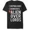 Men's Lost Gods Election Vote Alien Overlords T-Shirt